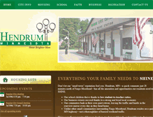 Tablet Screenshot of hendrummn.com